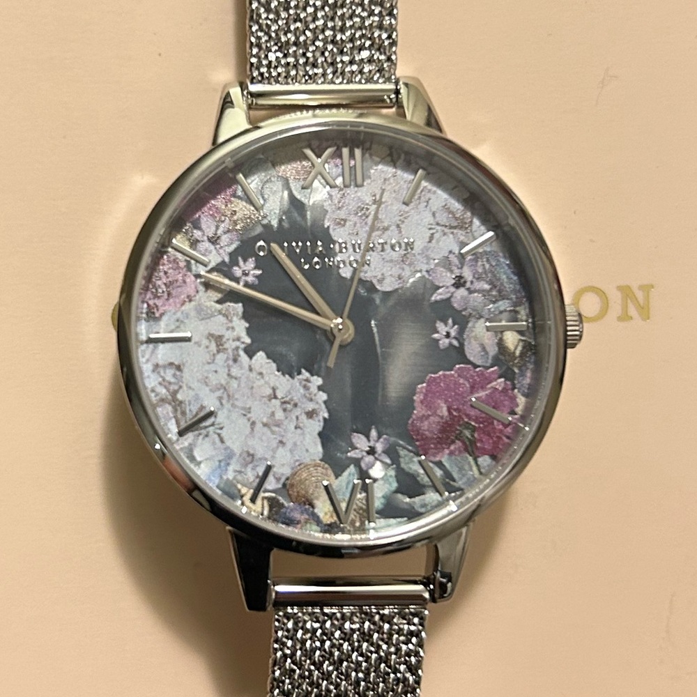 Olivia Burton Under The Sea Watch With 34mm MultiColored Floral Face - Picture 5 of 11